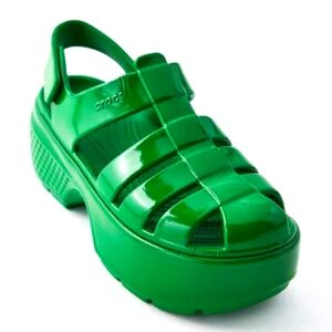 NWT Crocs High Shine Fishermans Sandals Shoes